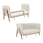 Tutti Bambini Cozee XL Junior Bed & Sofa Expansion Pack Scandinavian Walnut/Ecru