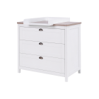 Tutti Bambini Verona Chest Changer White/Oak
