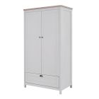 Tutti Bambini Verona Wardrobe Dove Grey/Oak