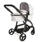 Roma Egg Dolls Pram Houndstooth Silver