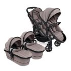 iCandy Peach 7 Twin Pram And Pushchair Porcini