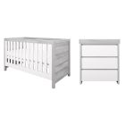 Tutti Bambini Modena 2 Piece Room Set Grey Ash/White