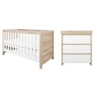 Tutti Bambini Modena 2 Piece Room Set White/Oak