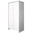 Tutti Bambini Modena Wardrobe Grey Ash/White
