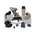 Silver Cross Nia 360 Car Seat Bundle & Accessory Pack Champagne