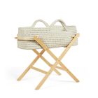 Ickle Bubba Nova Cloud Moses Basket & Pine Stand