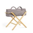 Ickle Bubba Nova Tawny Moses Basket & Pine Stand