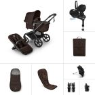 Bugaboo Fox 5 Renew Complete Cocoa Brown Maxi Cosi Pebble 360 Pro2 & Base Ultimate Bundle
