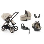 BabyStyle Oyster 4 Essential Bundle With Capsule 360 Car Seat & Base Buttermilk