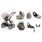 BabyStyle Oyster 4 Luxury Bundle With Capsule 360 Car Seat & Base Buttermilk
