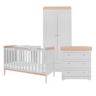 Tutti Bambini Rio 3 Piece Room Set Dove Grey/Oak