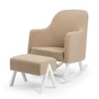 Ickle Bubba Roxby Nursery Chair And Stool Mocha