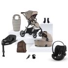 Silver Cross Reef 2 Special Edition Cybex Cloud G Travel System Bundle Frappe