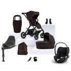 Silver Cross Reef 2 Special Edition Cybex Cloud T Travel System Bundle Ganache