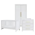 Tutti Bambini Tivoli 3 Piece Room Set White