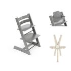 Stokke Tripp Trapp Chair, Baby Set2 & Harness2 Storm Grey