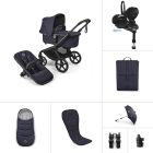 Bugaboo Fox 5 Renew Complete Deep Indigo Maxi Cosi Pebble 360 Pro2 & Base Ultimate Bundle