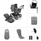Bugaboo Fox 5 Renew Complete Moon Grey Cybex Cloud T & Base Ultimate Bundle