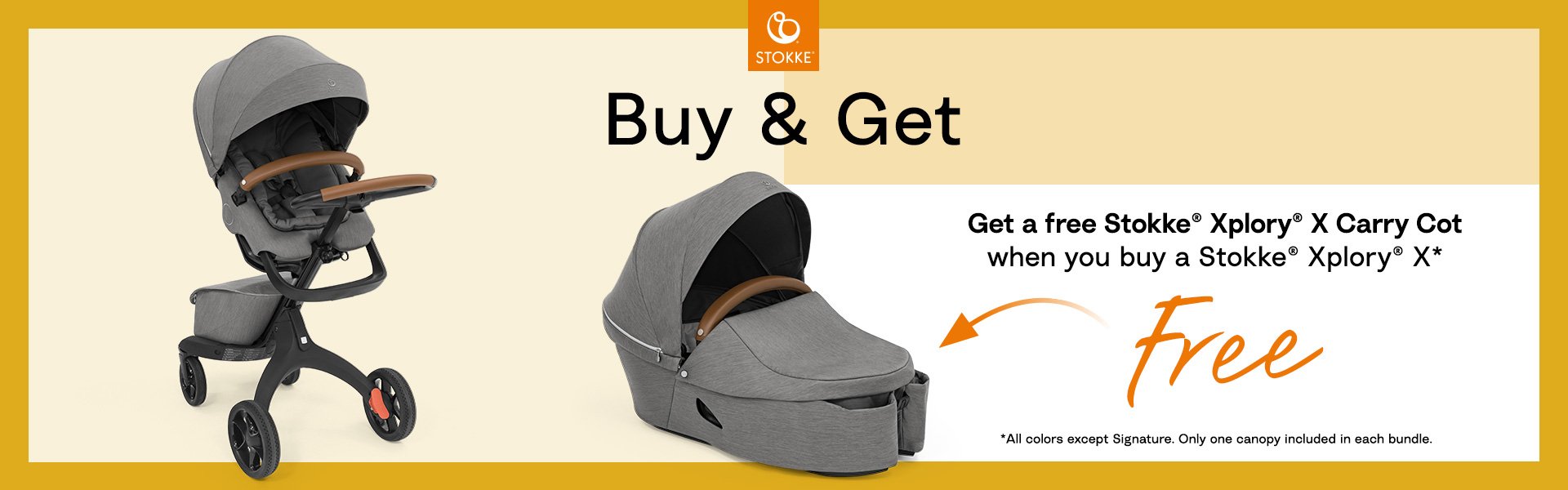Xplory Free Carrycot offer